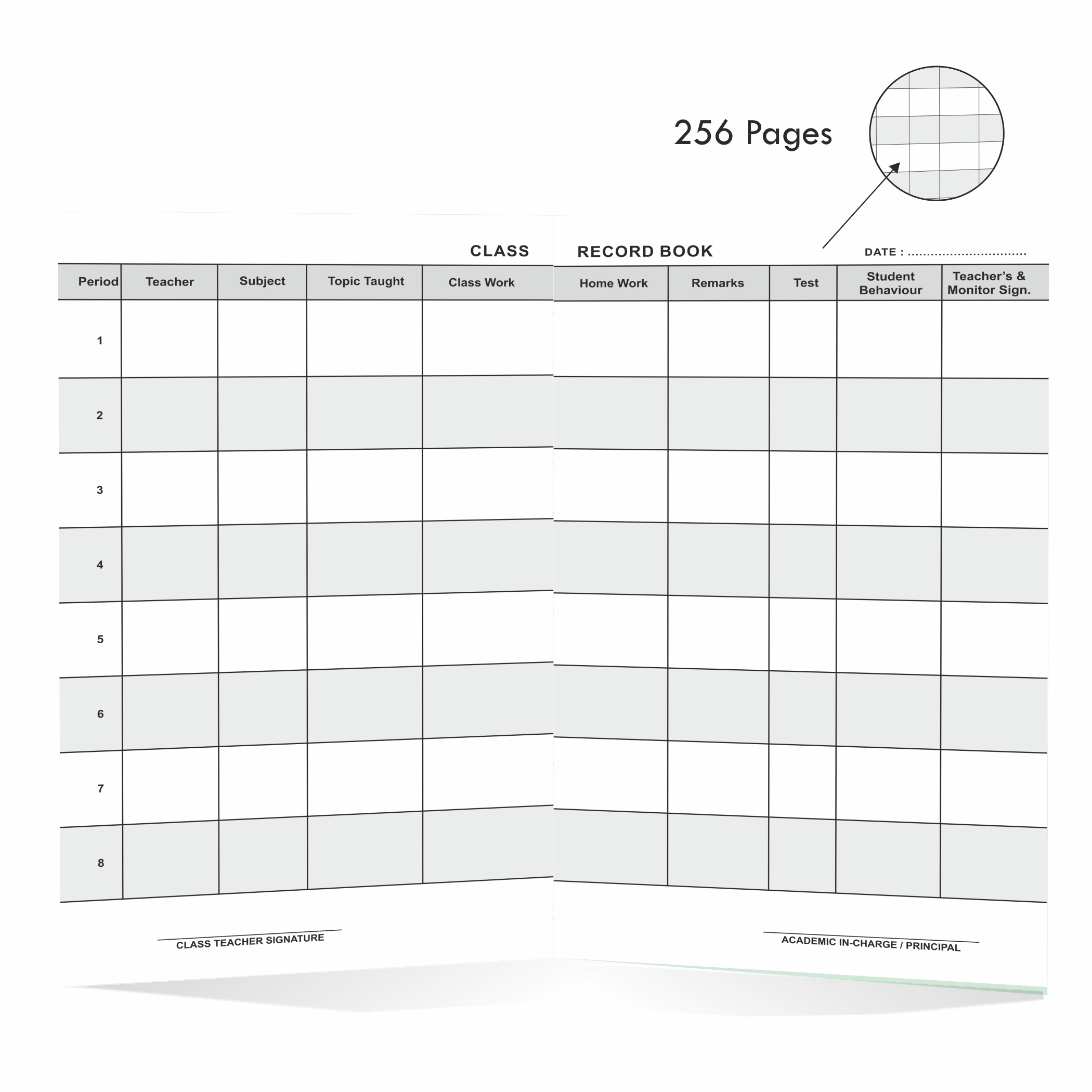 Class Record Book - View 2