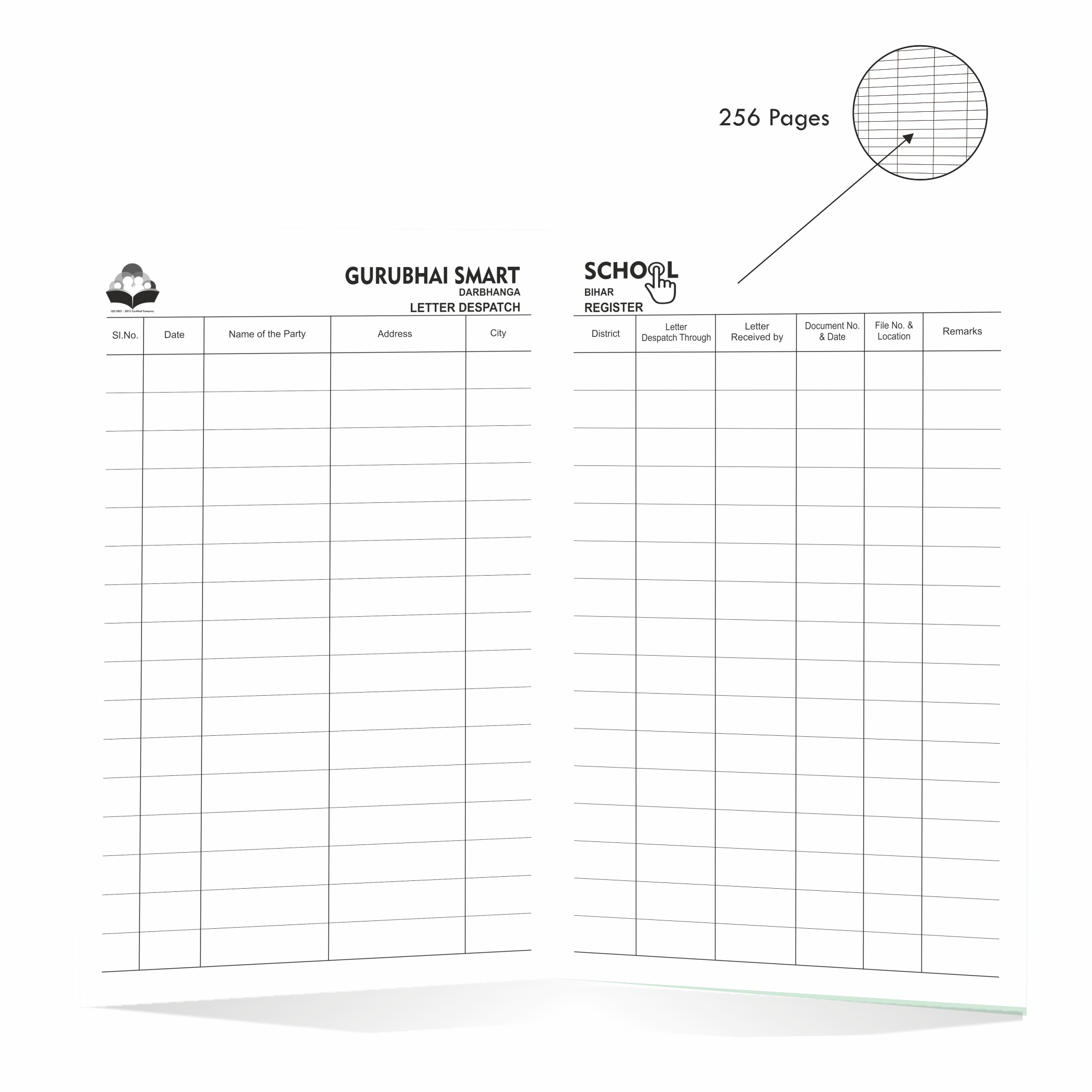 Letter Despatch Register - View 2