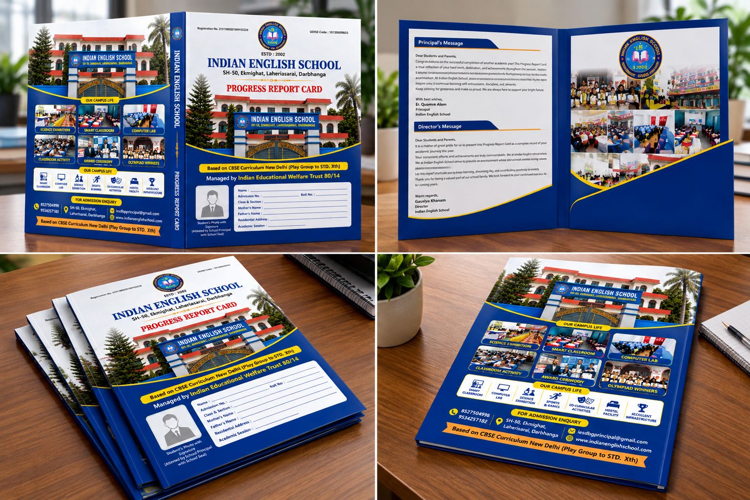 Custom Printed School Folder - View 3